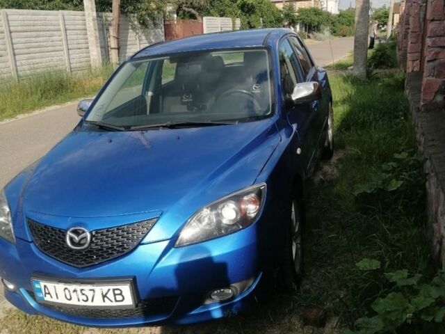Синий Мазда 3, объемом двигателя 1.6 л и пробегом 121 тыс. км за 6200 $, фото 1 на Automoto.ua