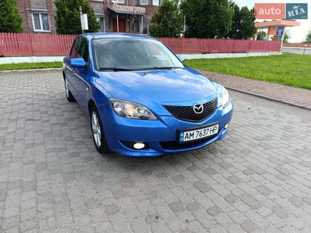 Синій Мазда 3, об'ємом двигуна 1.6 л та пробігом 244 тис. км за 5300 $, фото 1 на Automoto.ua