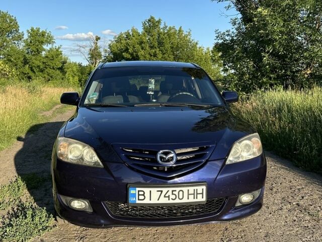 Синий Мазда 3, объемом двигателя 1.6 л и пробегом 192 тыс. км за 4602 $, фото 1 на Automoto.ua