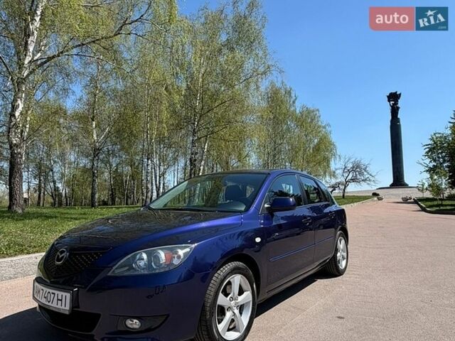 Синий Мазда 3, объемом двигателя 1.6 л и пробегом 214 тыс. км за 5900 $, фото 1 на Automoto.ua