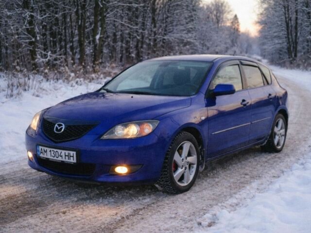 Синий Мазда 3, объемом двигателя 1.6 л и пробегом 269 тыс. км за 4099 $, фото 1 на Automoto.ua