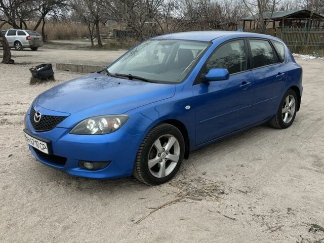 Синий Мазда 3, объемом двигателя 1.6 л и пробегом 121 тыс. км за 5200 $, фото 1 на Automoto.ua
