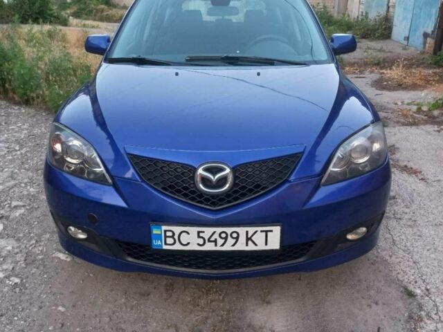 Синий Мазда 3, объемом двигателя 1.6 л и пробегом 210 тыс. км за 4434 $, фото 1 на Automoto.ua