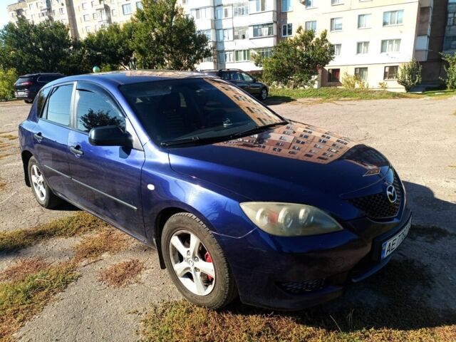 Синий Мазда 3, объемом двигателя 1.6 л и пробегом 348 тыс. км за 5320 $, фото 1 на Automoto.ua