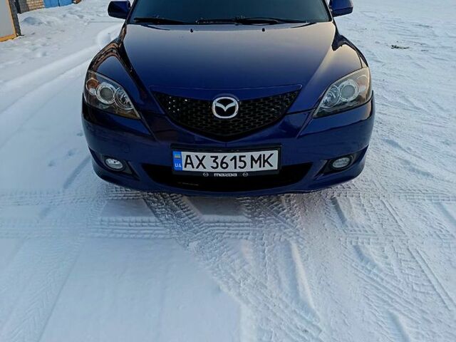 Синий Мазда 3, объемом двигателя 1.6 л и пробегом 21900 тыс. км за 4350 $, фото 1 на Automoto.ua