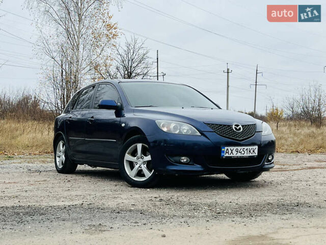 Синий Мазда 3, объемом двигателя 1.6 л и пробегом 227 тыс. км за 4990 $, фото 1 на Automoto.ua