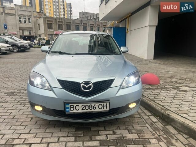 Синий Мазда 3, объемом двигателя 1.6 л и пробегом 386 тыс. км за 4300 $, фото 1 на Automoto.ua