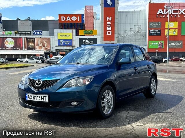 Синій Мазда 3, об'ємом двигуна 2 л та пробігом 245 тис. км за 5250 $, фото 1 на Automoto.ua