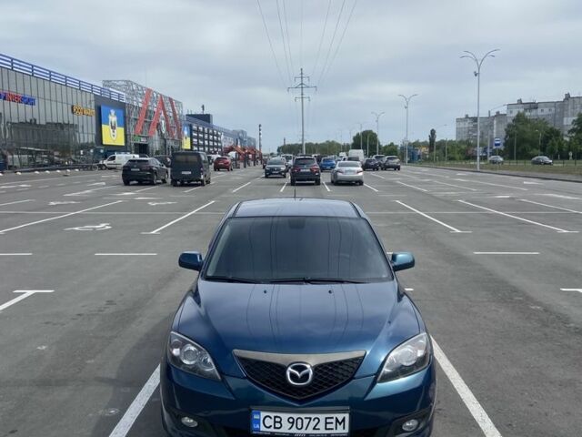Синий Мазда 3, объемом двигателя 1.6 л и пробегом 210 тыс. км за 5900 $, фото 1 на Automoto.ua