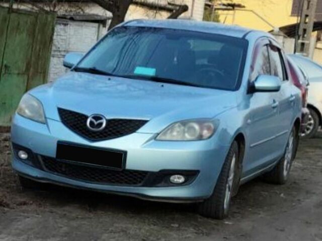 Синий Мазда 3, объемом двигателя 1.6 л и пробегом 164 тыс. км за 5500 $, фото 1 на Automoto.ua
