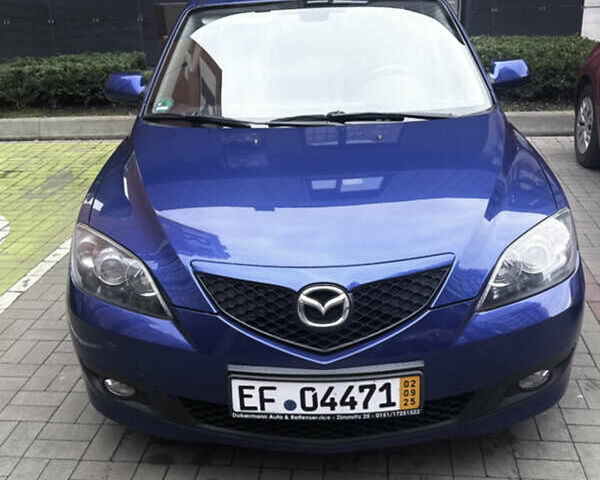 Синий Мазда 3, объемом двигателя 1.6 л и пробегом 160 тыс. км за 6388 $, фото 1 на Automoto.ua