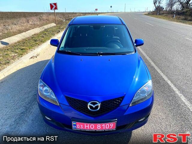 Синий Мазда 3, объемом двигателя 1.6 л и пробегом 162 тыс. км за 4999 $, фото 1 на Automoto.ua