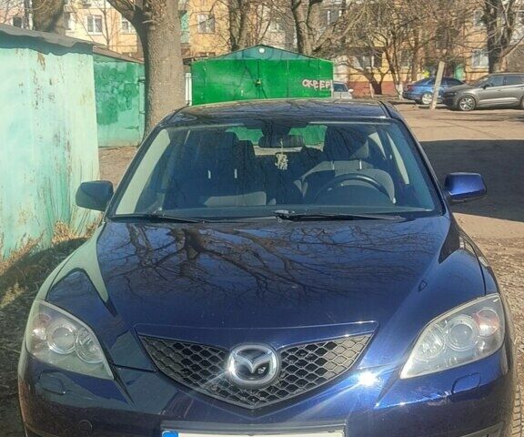 Синій Мазда 3, об'ємом двигуна 1.6 л та пробігом 222 тис. км за 6000 $, фото 1 на Automoto.ua