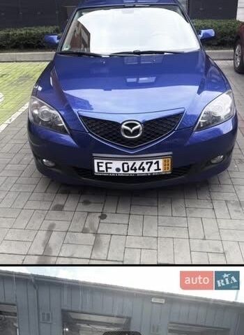 Синий Мазда 3, объемом двигателя 1.6 л и пробегом 160 тыс. км за 6500 $, фото 1 на Automoto.ua