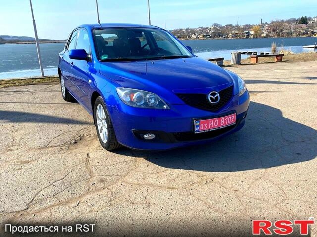 Синий Мазда 3, объемом двигателя 1.6 л и пробегом 162 тыс. км за 5650 $, фото 1 на Automoto.ua