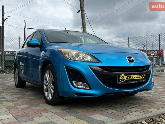 Синий Мазда 3, объемом двигателя 1.56 л и пробегом 200 тыс. км за 5200 $, фото 1 на Automoto.ua