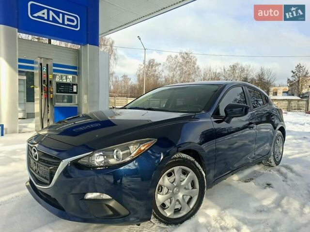 Синий Мазда 3, объемом двигателя 2 л и пробегом 184 тыс. км за 9600 $, фото 1 на Automoto.ua