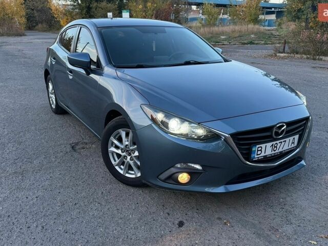 Синий Мазда 3, объемом двигателя 2 л и пробегом 138 тыс. км за 12200 $, фото 1 на Automoto.ua