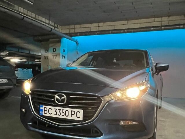 Синий Мазда 3, объемом двигателя 2 л и пробегом 140 тыс. км за 12700 $, фото 1 на Automoto.ua