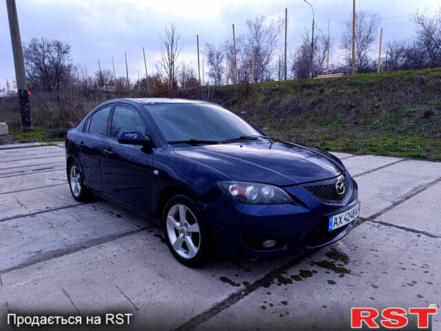 Синий Мазда 3, объемом двигателя 1.6 л и пробегом 0 тыс. км за 3000 $, фото 1 на Automoto.ua