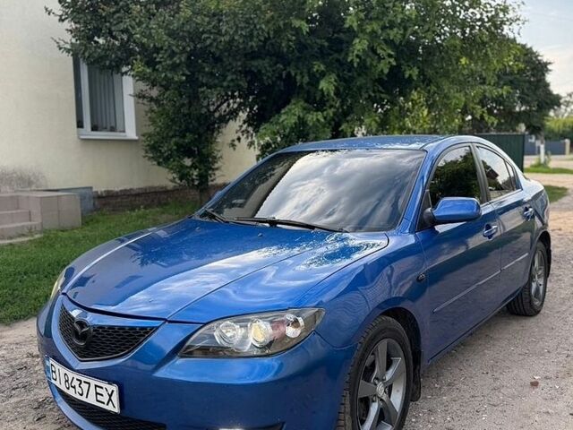 Синий Мазда 3, объемом двигателя 1.6 л и пробегом 234 тыс. км за 3750 $, фото 1 на Automoto.ua