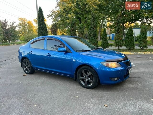 Синий Мазда 3, объемом двигателя 1.6 л и пробегом 245 тыс. км за 3999 $, фото 1 на Automoto.ua