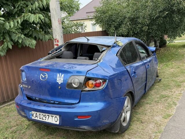 Синий Мазда 3, объемом двигателя 1.6 л и пробегом 100 тыс. км за 850 $, фото 1 на Automoto.ua