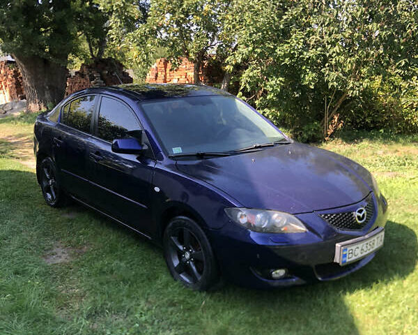 Синий Мазда 3, объемом двигателя 1.6 л и пробегом 175 тыс. км за 3500 $, фото 1 на Automoto.ua
