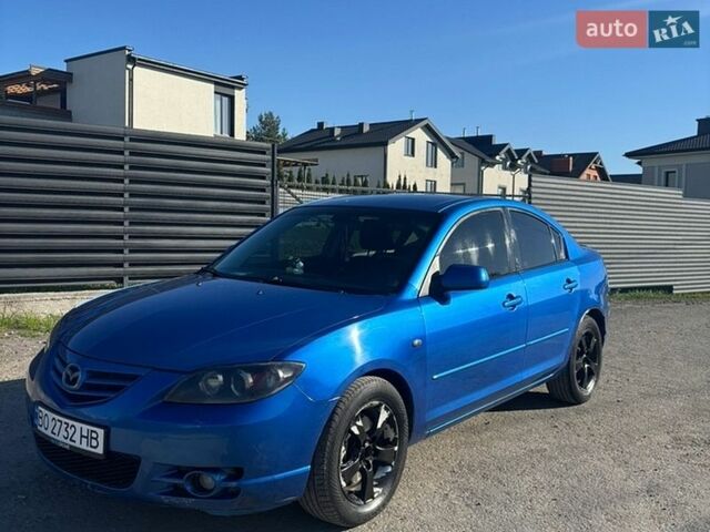Синий Мазда 3, объемом двигателя 2 л и пробегом 240 тыс. км за 3850 $, фото 1 на Automoto.ua