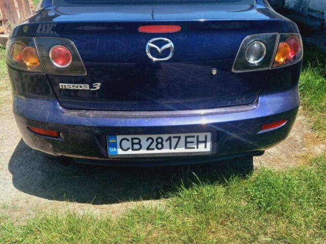 Синий Мазда 3, объемом двигателя 1.6 л и пробегом 192 тыс. км за 4600 $, фото 1 на Automoto.ua