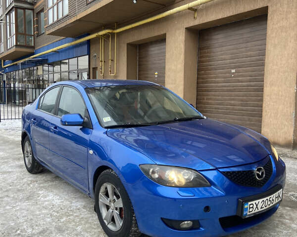 Синий Мазда 3, объемом двигателя 1.6 л и пробегом 370 тыс. км за 3700 $, фото 1 на Automoto.ua