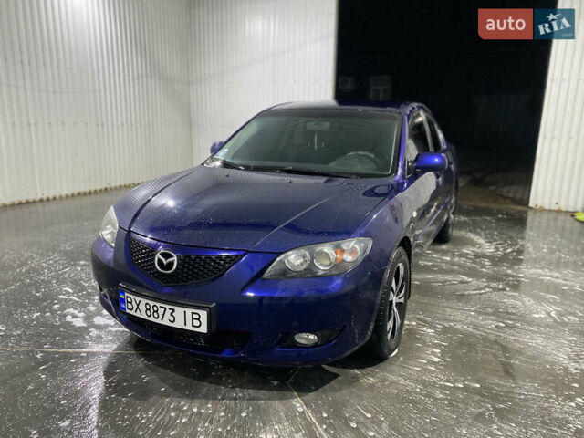 Мазда 3 2005 в Изяслве на Automoto.ua Синий Мазда 3, объемом двигателя 1.6 л и пробегом 271 тыс. км за 4300 $, фото 1 на Automoto.ua