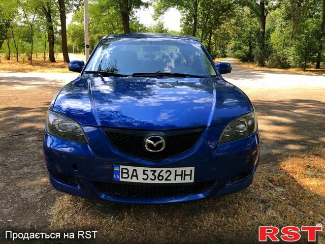 Синий Мазда 3, объемом двигателя 1.6 л и пробегом 228 тыс. км за 4500 $, фото 1 на Automoto.ua