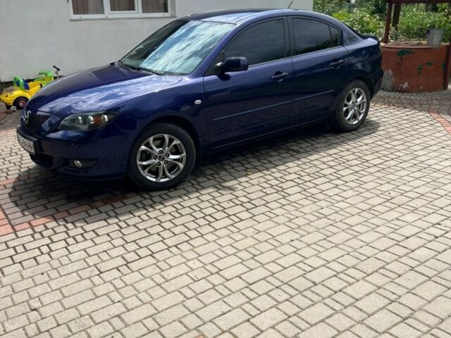Синий Мазда 3, объемом двигателя 2 л и пробегом 110 тыс. км за 4226 $, фото 1 на Automoto.ua