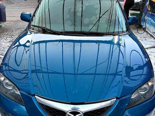 Синий Мазда 3, объемом двигателя 1.6 л и пробегом 213 тыс. км за 4000 $, фото 1 на Automoto.ua