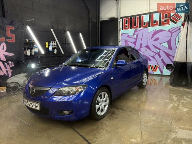 Синий Мазда 3, объемом двигателя 1.6 л и пробегом 225 тыс. км за 4900 $, фото 1 на Automoto.ua