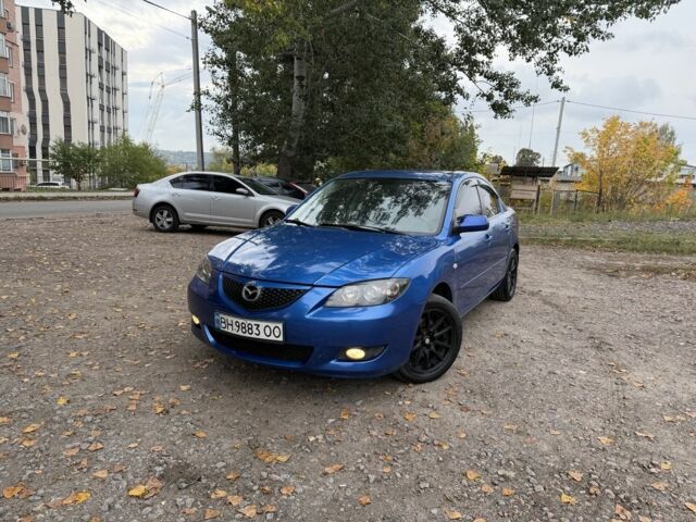 Синий Мазда 3, объемом двигателя 1.6 л и пробегом 190 тыс. км за 4197 $, фото 1 на Automoto.ua
