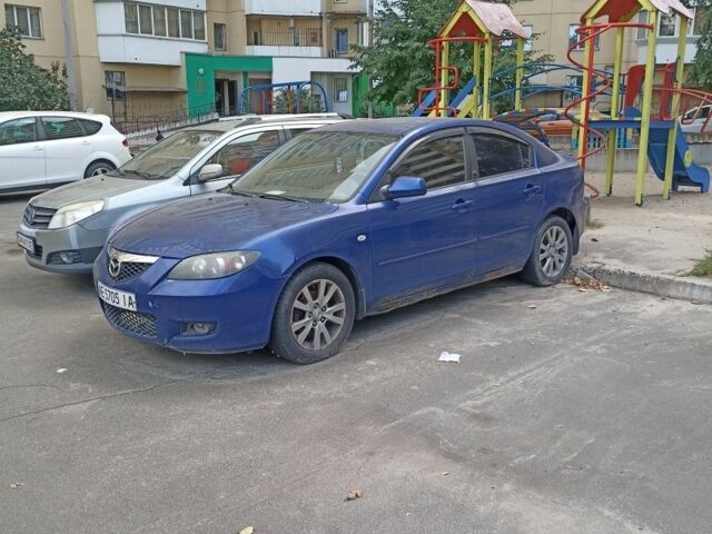 Синий Мазда 3, объемом двигателя 1.6 л и пробегом 300 тыс. км за 3599 $, фото 1 на Automoto.ua