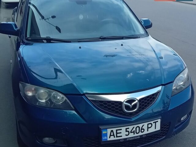 Синий Мазда 3, объемом двигателя 1.6 л и пробегом 242 тыс. км за 5900 $, фото 1 на Automoto.ua