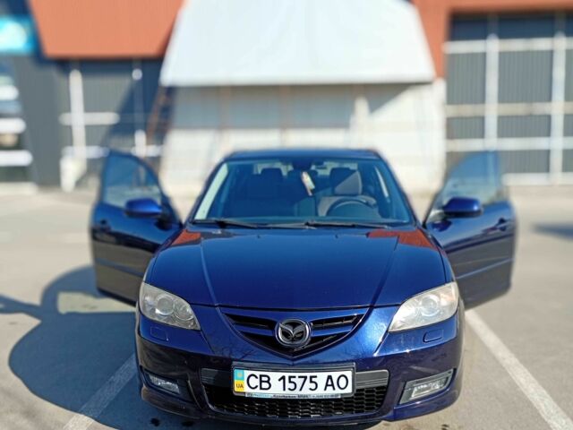 Синий Мазда 3, объемом двигателя 1.6 л и пробегом 194 тыс. км за 5600 $, фото 1 на Automoto.ua