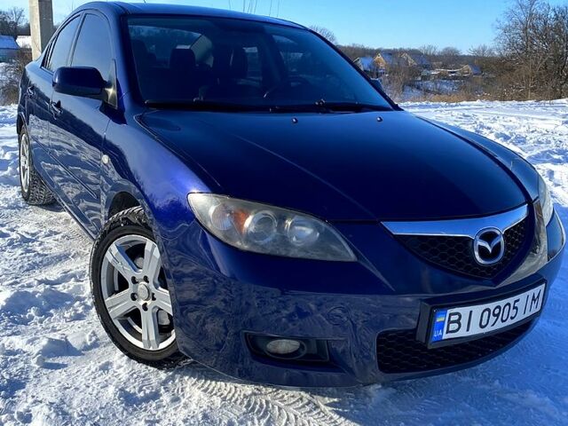 Синий Мазда 3, объемом двигателя 2 л и пробегом 24000 тыс. км за 5499 $, фото 1 на Automoto.ua