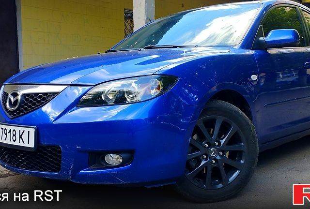 Синий Мазда 3, объемом двигателя 1.6 л и пробегом 170 тыс. км за 6700 $, фото 1 на Automoto.ua