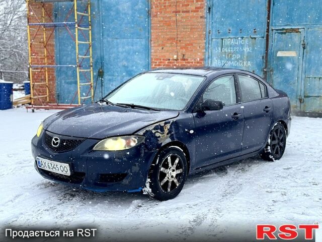 Синій Мазда 3, об'ємом двигуна 1.6 л та пробігом 23000 тис. км за 2500 $, фото 1 на Automoto.ua