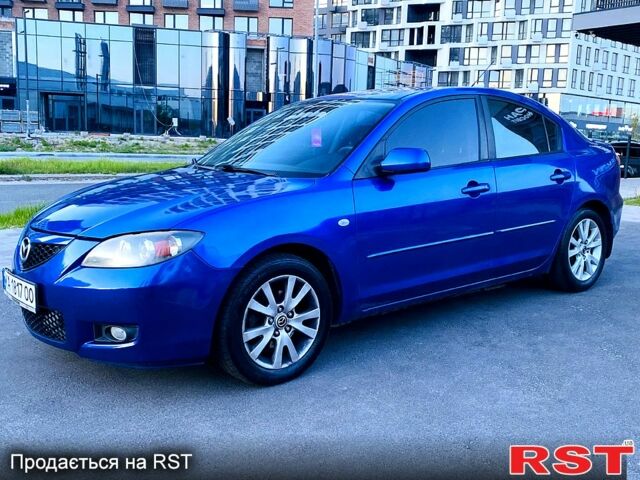 Синий Мазда 3, объемом двигателя 1.6 л и пробегом 287 тыс. км за 4850 $, фото 1 на Automoto.ua