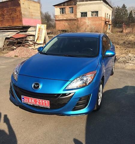 Синій Мазда 3, об'ємом двигуна 1.6 л та пробігом 130 тис. км за 9000 $, фото 1 на Automoto.ua