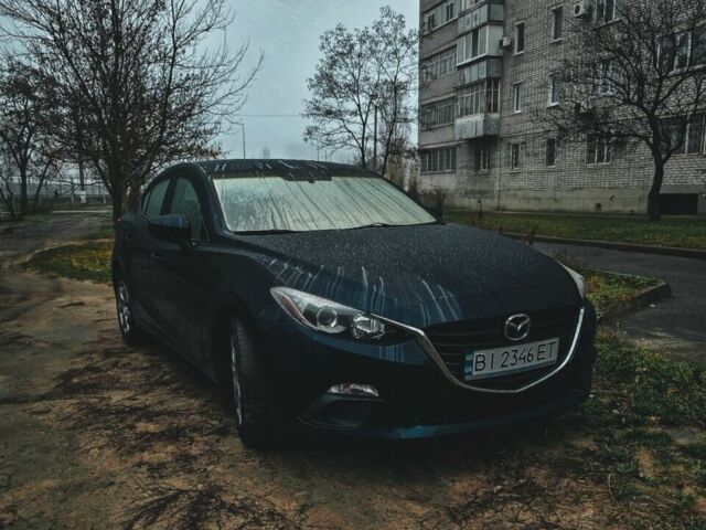 Синий Мазда 3, объемом двигателя 2 л и пробегом 166 тыс. км за 9800 $, фото 1 на Automoto.ua