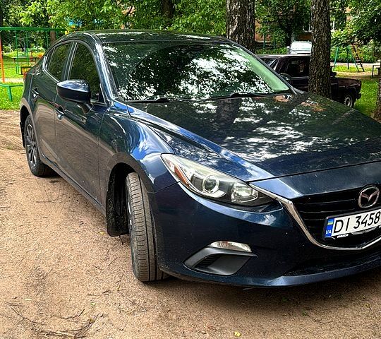 Синий Мазда 3, объемом двигателя 2 л и пробегом 163 тыс. км за 10000 $, фото 1 на Automoto.ua