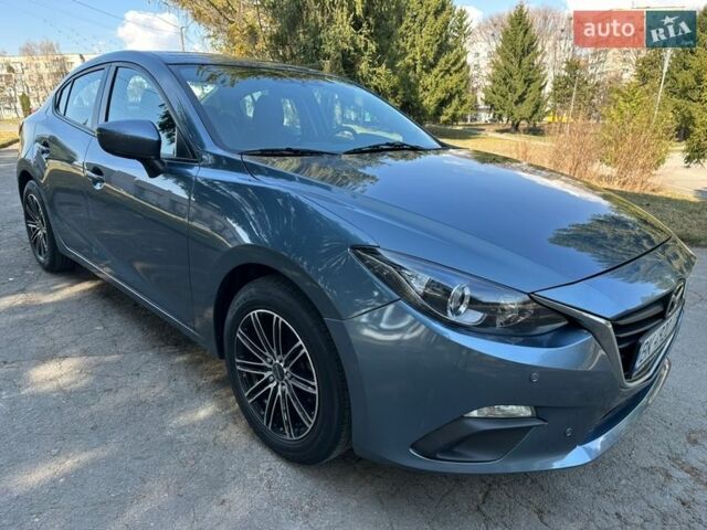 Синий Мазда 3, объемом двигателя 2 л и пробегом 158 тыс. км за 11200 $, фото 1 на Automoto.ua