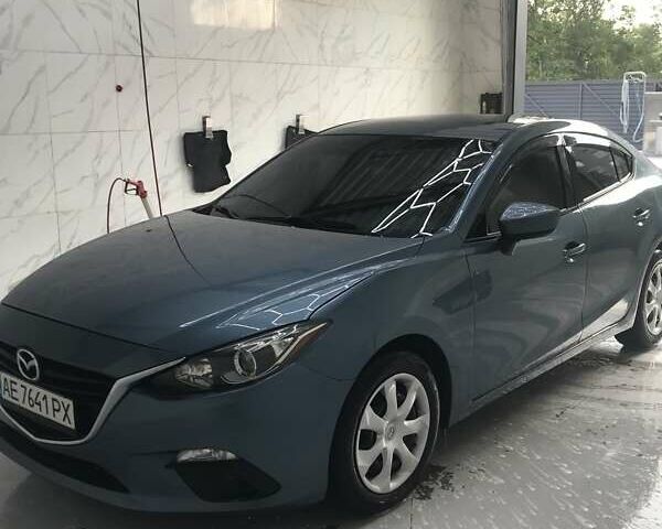 Синий Мазда 3, объемом двигателя 2 л и пробегом 126 тыс. км за 10500 $, фото 1 на Automoto.ua