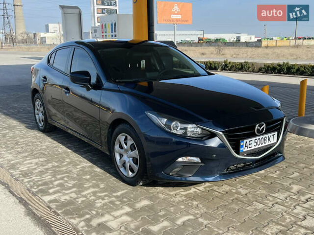 Синий Мазда 3, объемом двигателя 2 л и пробегом 165 тыс. км за 10500 $, фото 1 на Automoto.ua